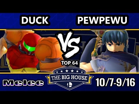 TBH6 SSBM - CLG | PewPewU (Marth) Vs. DNL | Duck (Samus) - Smash Melee Top 64
