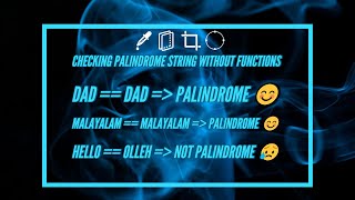 Program to check the Palindrome string - Python