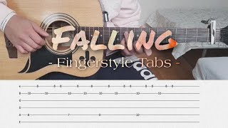 ( Trevor Daniel ) Falling - Fingerstyle TABS  Dani