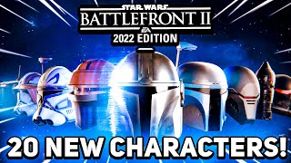 This Adds 20 NEW Characters To Star Wars Battlefront 2! Battlefront 2022 NEW UPDATE! (Battlefront 2)