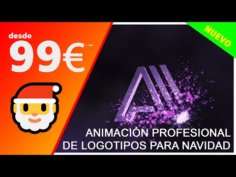 Felicitación de Navidad Logo Estrellas AL043 🔝 TU LOGO NAVIDEÑO ANIMADO DESDE 99€ 🔝 ANIMARLOGO.COM