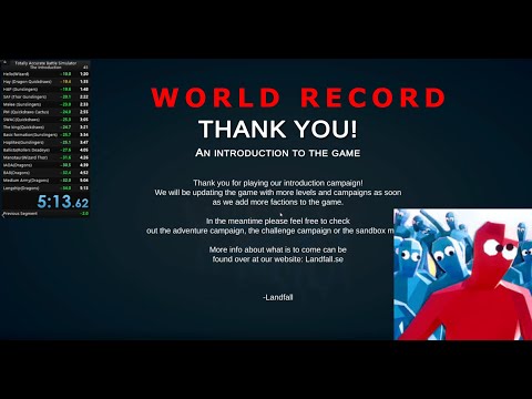 Totally accurate battle simulator I The introduction world record (5:13)
