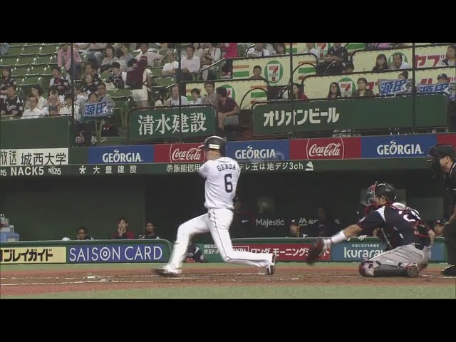 【3回裏】ライオンズ・源田が新人としては球団新記録となる128安打目を放つ!! 2017/9/6 L-M