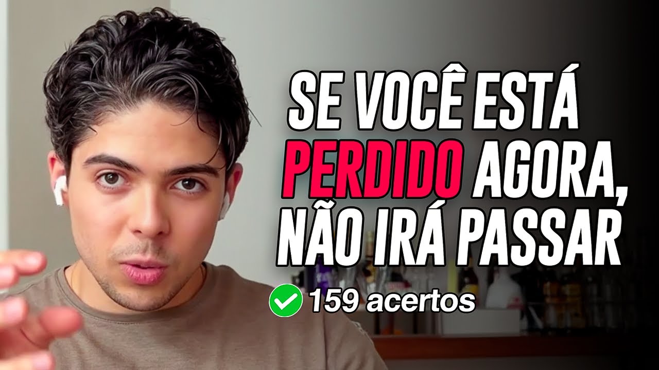 Se você está PERDIDO AGORA, NÃO irá passar em Medicina.