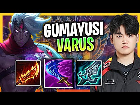GUMAYUSI IS INSANE WITH VARUS! | T1 Gumayusi Plays Varus ADC vs Samira!  Season 2024