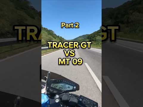 MT 09 vs TRACER GT prt2 #tracer900gt #mt09 #motovlog #youtubeshorts