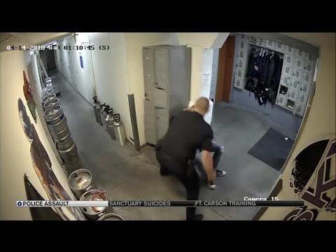 Video shows Denver officer knocking handcuffed man unconscious