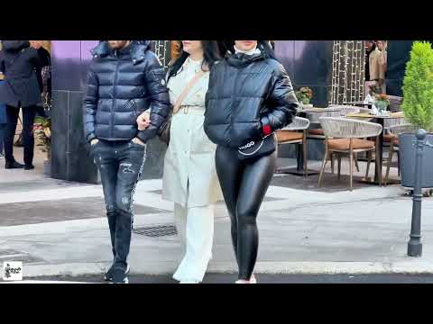 Women in leather or boots fashion street 44