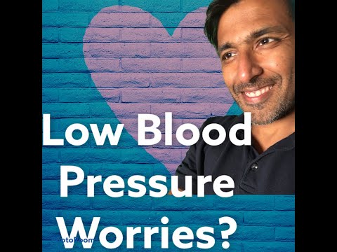 Worried about your low blood pressure?