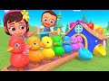 Baby Learns Colors With Wooden House Hammer Toy Fun Duck Car Ride Video For Kids Toddlers