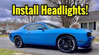 How To Replace Dodge Challenger 2015-2019 Headlights | Auxito Headlight Review