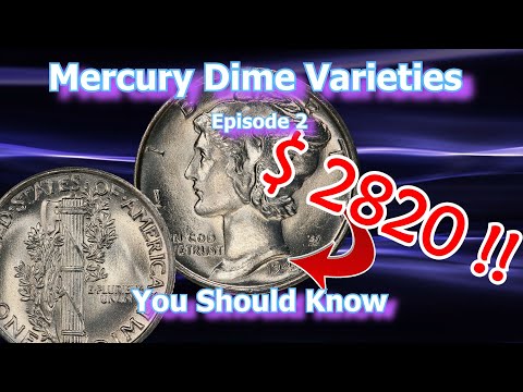 Mercury Dime Varieties You Should Know Ep.2 - 1934, 1943, 1945