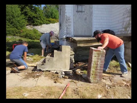 Perkins Island Keepers House 2014 Restoration Project