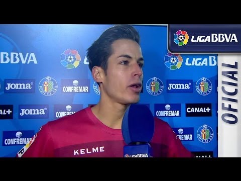 Entrevista a Javi Jiménez tras el Getafe CF (1-0) Levante UD - HD