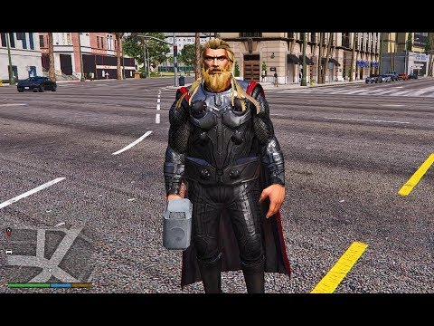 GTA 5 Thor Mod Avengers Endgame Model