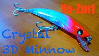 Yo zuri crystal 3d minnow