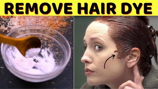 In just 2 minutes remove hair dye color  from skin around hairline and hand after it dries