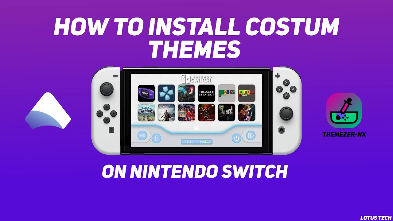 COSTUME THEMS FOR NINTENDO SWITCH GUIDE (Themezer-Nx)
