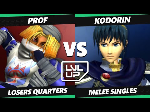 LVL UP EXPO 2023 Top 8 - KoDoRiN (Marth) Vs. prof (Sheik) SSBM Melee Tournament