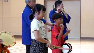 10月21日【びわ湖放送ニュース】草津市の小学生が伝統「近江湖南のサンヤレ踊り」を学ぶ