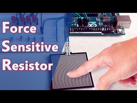 How to use a Force Sensitive Resistor (FSR) with Arduino.