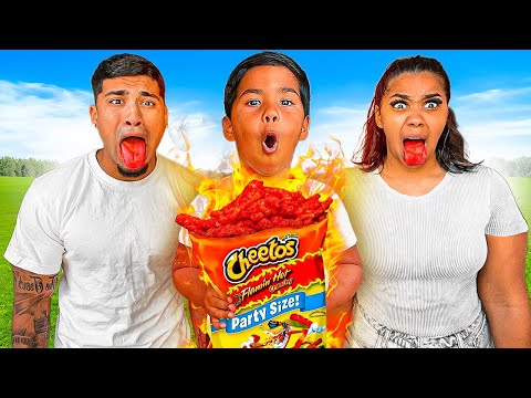 LAST PERSON TO STOP EATING SPICY FOOD WINS!