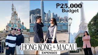 Budget ₱25,000 Hong Kong &amp;amp; Macau in 4D3N (ALL EXPENSES) + Travel TIPS