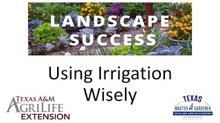 Using Irrigation Wisely 05 24 2024