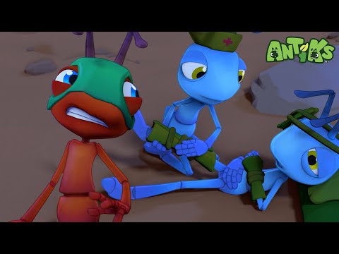 Ant Down ⛑????| ANTIKS |Funny Cartoons For All The Family!