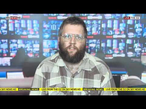 Sky News in HD from The O2 With Glen Turnbull