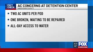 Fact Check: AC concerns at Anderson County detention center