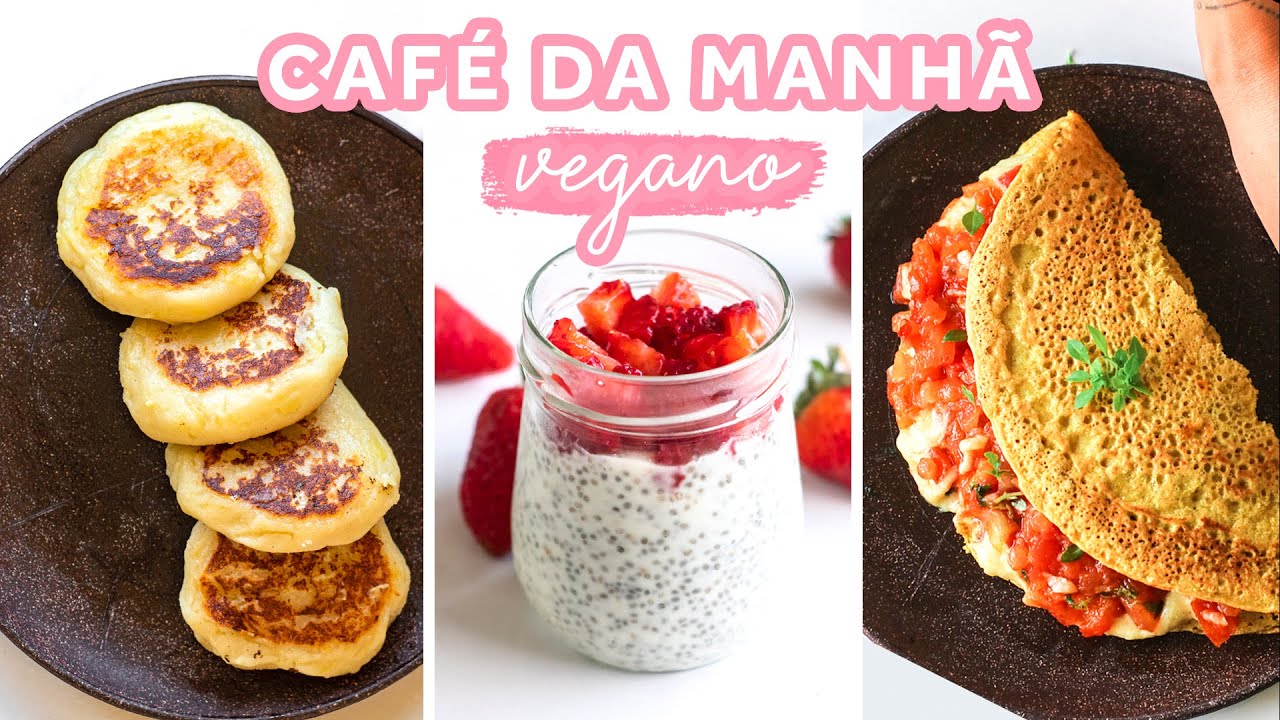 3 IDEIAS DE CAFÉ DA MANHA VEGANO | Pão de batata de frigideira super fácil e gostoso