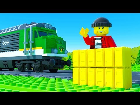 LEGO Train Gold Transport Fail