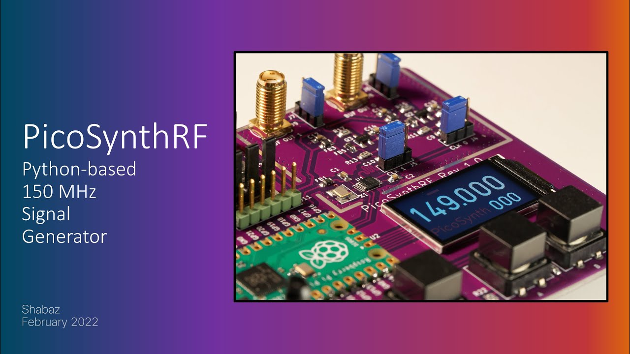 PicoSynthRF - A Python-based RF Signal Generator - element14 Community