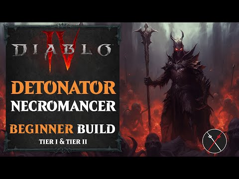 Diablo 4 Necromancer Build  - Bone Spear & Corpse Explosion Leveling Build