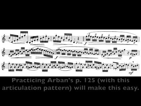 Arban Characteristic Study #1