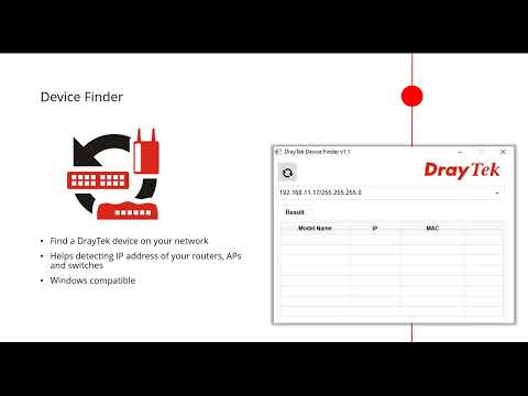 Using DrayTek tools and software effectively