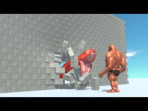 WALL TITANOBOA vs EVERY UNIT - Animal Revolt Battle Simulator