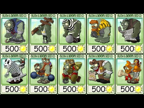 Tournament All Best Gargantuar Zombie - Who Will Win? - PvZ 2 Gargantuar vs Gargantuar