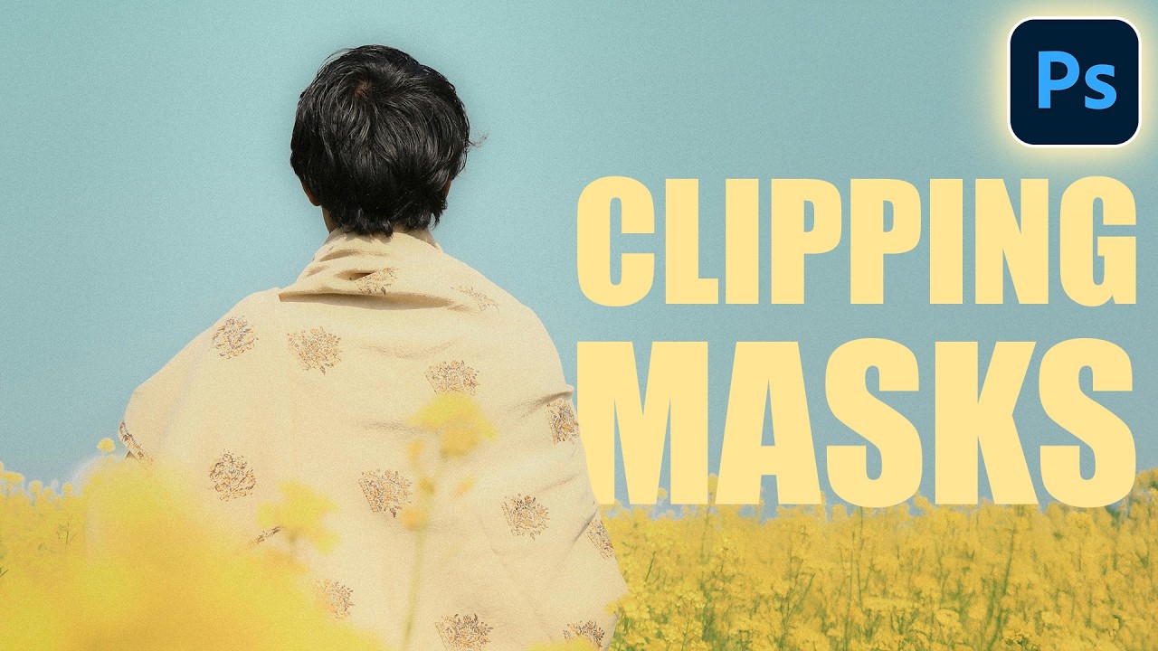 Photoshop Clipping Masks: The EASIEST Way to Fit Images Inside Text