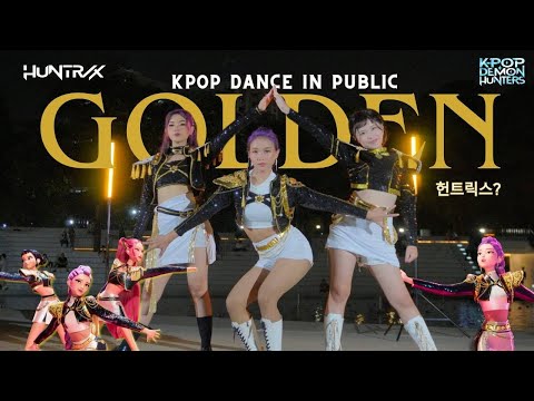 [DANCE IN PUBLIC] HUNTRIX (헌트릭스) - 'GOLDEN' Dance Cover by SAYCREW Indonesia