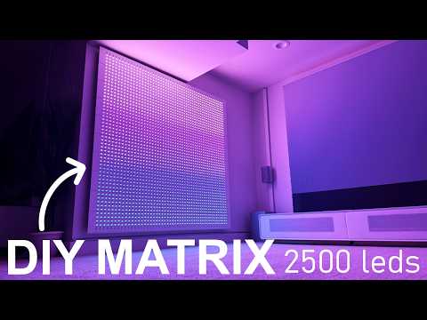 DIY Matrix Panel: EASY, One Controller, One Power supply.