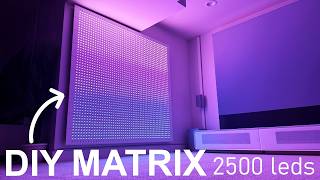 DIY Matrix Panel: EASY, One Controller, One Power supply.