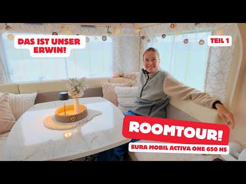 Room tour! This is how we set it up! Eura Mobil Activa One 650HS. The space miracle - Part 1