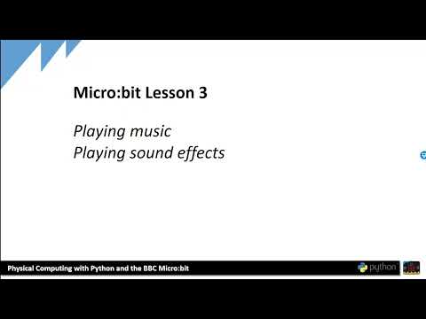 Python Microbit Lesson 3