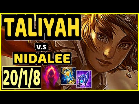 TALIYAH vs NIDALEE - 20/1/8 KDA JUNGLE GAMEPLAY - EUW Ranked DIAMOND