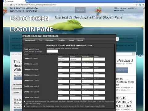 Dnn Nexus Skin Customizer Body background image Help