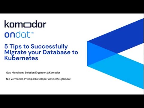 5 Things to Consider When Migrating Databases to Kubernetes