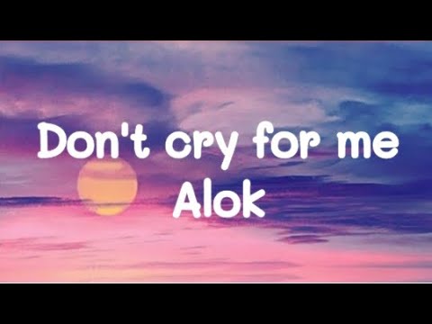 Don't cry for me - Alok , Martin Jensen , Jason Derulo . Lyrics Video .