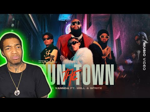 FIRST TIME HEARING F.HERO x VannDa Ft. 1MILL & SPRITE - RUN THE TOWN [Official MV] (REACTION)